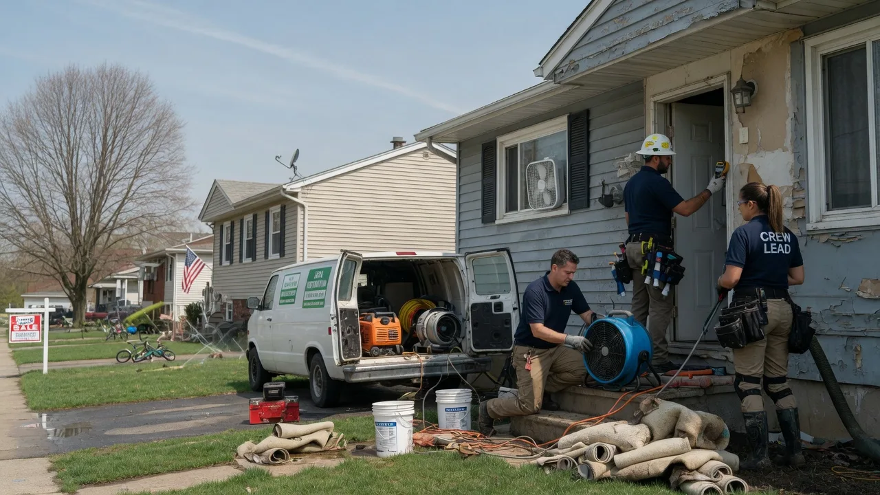 Flood Cleanup in Carney, MI near me